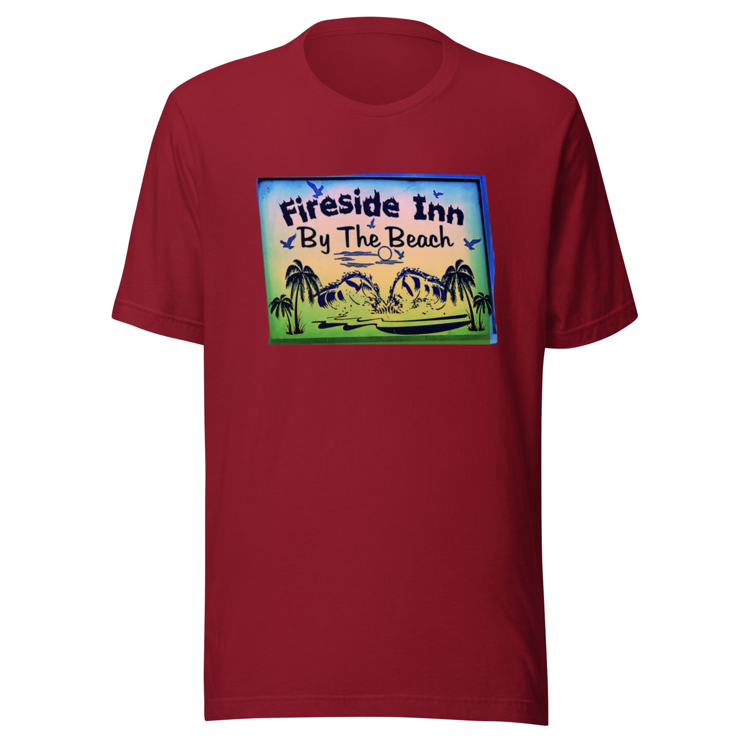 FIRESIDE INN in Santa Cruz single sided Logo T-Shirt