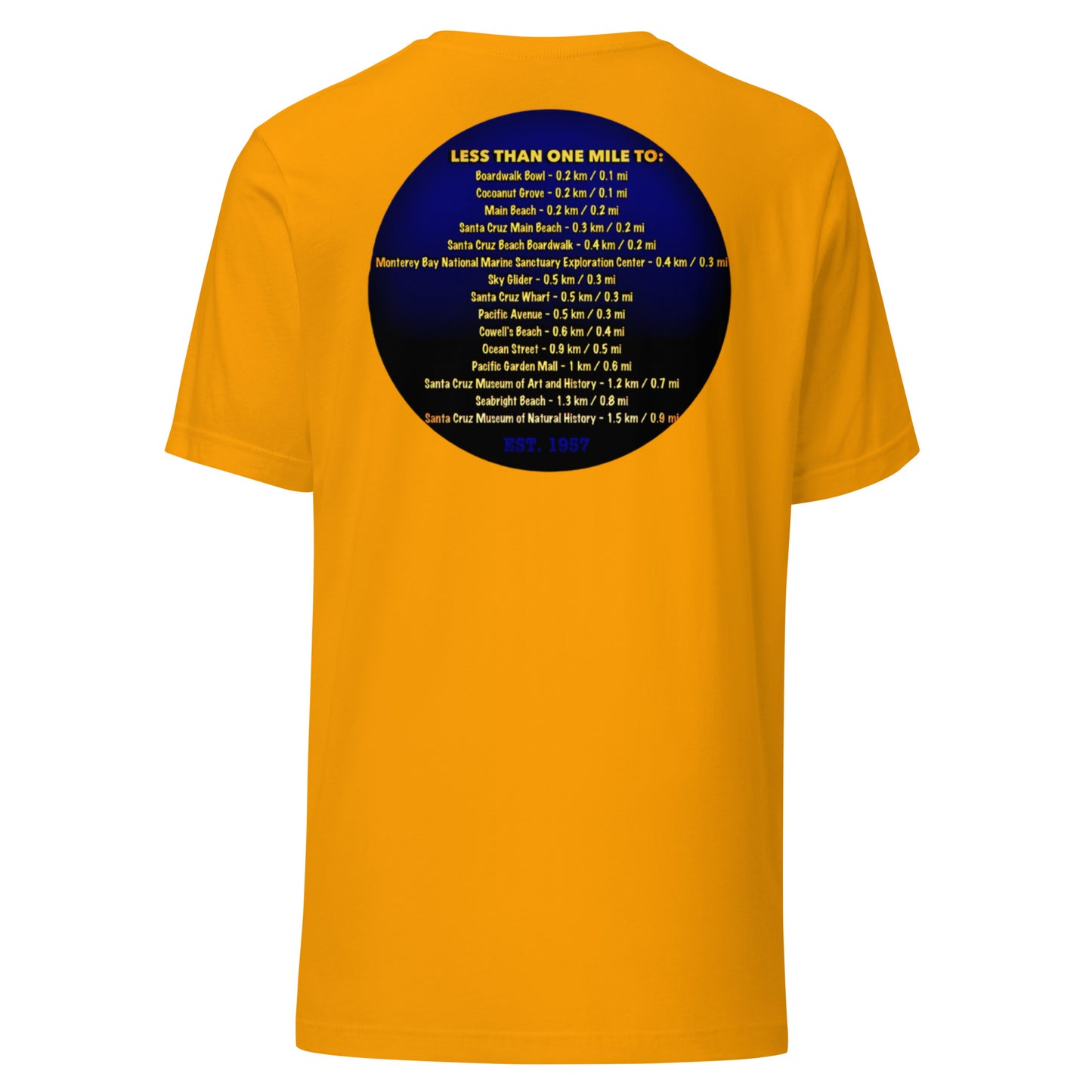 FIRESIDE INN in Santa Cruz “RETRO Sign” two sided T-Shirt