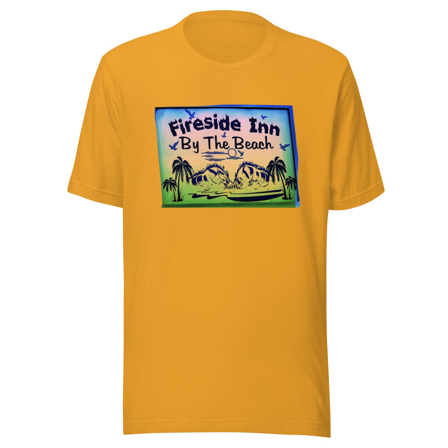 FIRESIDE INN in Santa Cruz single sided Logo T-Shirt