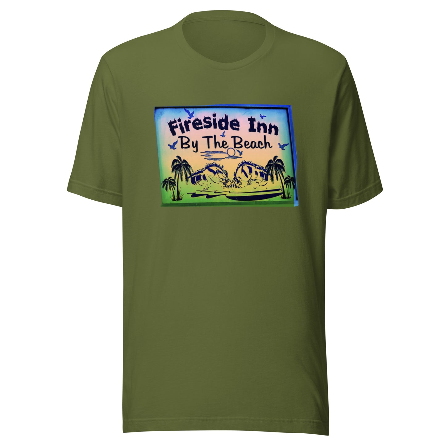 FIRESIDE INN in Santa Cruz single sided Logo T-Shirt