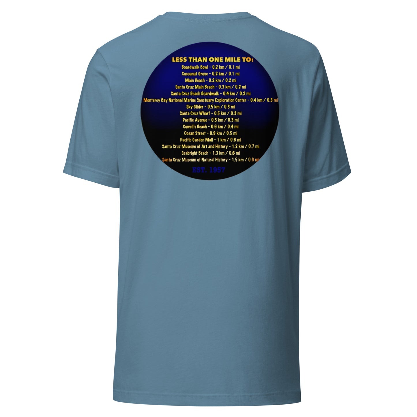 FIRESIDE INN in Santa Cruz “RETRO Sign” two sided T-Shirt