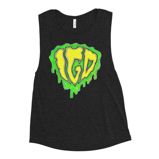 IGD logo Ladies’ Muscle Tank 3 colors